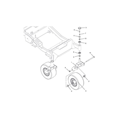 FRONT CASTER WHEELS spare parts