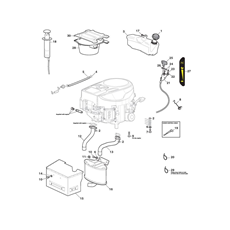 ENGINE STIGA - 17-19-21 HP spare parts