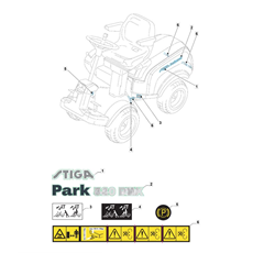 Labels spare parts