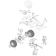 Exhaust, Belts, Fuel Tank, Rear Wheels spare parts