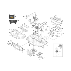 TRANSMISSION AND BLADES spare parts