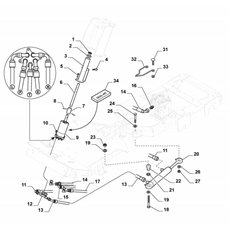 Steering spare parts