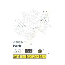 Labels spare parts