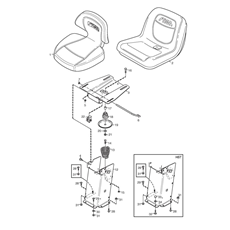 Seat spare parts