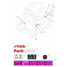Labels spare parts