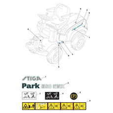 Labels spare parts