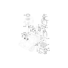 ENGINE - STIGA ST 550 TWIN spare parts