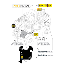 Labels spare parts