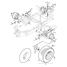 Wheel Engine-Rear spare parts