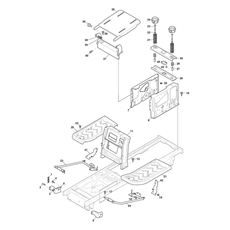 FRAME - FROM S/N 23DA3RON002449 spare parts