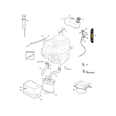 ENGINE - B&S 7200 20HP spare parts