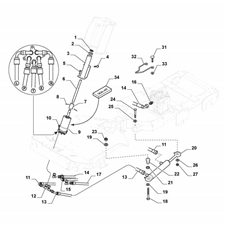 Steering spare parts