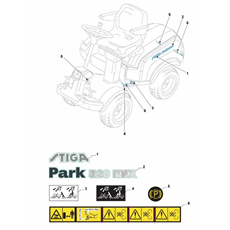 Labels spare parts