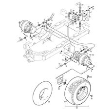 Wheel Engine-Rear spare parts