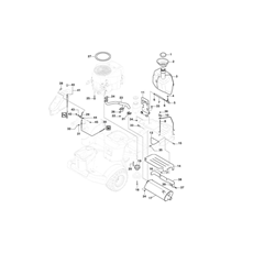 ENGINE - STIGA ST 600 TWIN spare parts