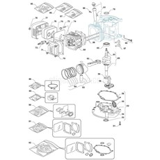 ENGINE-WBE0702 (B) CYLINDER HEAD spare parts
