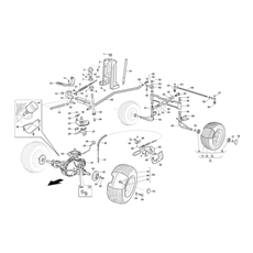 Hydrostatic Unit Front Axle spare parts