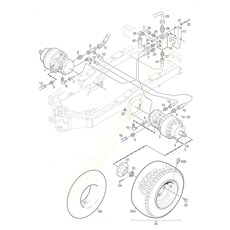WHEEL ENGNINE-REAR spare parts