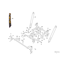MOWER DECK LIFT spare parts