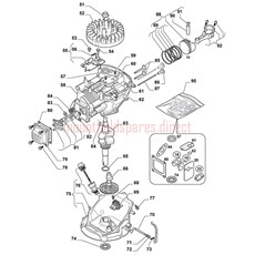 ENGINE-WBE140 CYLINDER HEAD spare parts