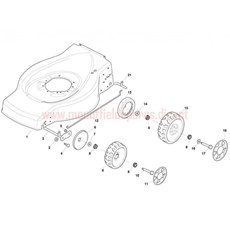 Chassis-Wheels And Height Adjusting spare parts
