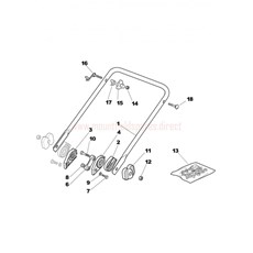 Handle, Lower Part spare parts
