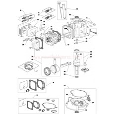 Engine - GGP WBE0701 (2) spare parts