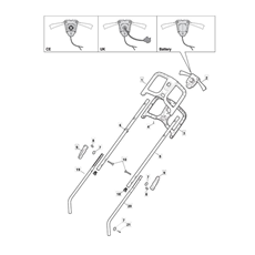 Handle, Upper Part spare parts