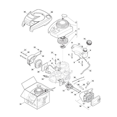 Engine - Carburettor, Tank spare parts
