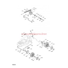 TRANSMISSION WHEEL SUSPENSION spare parts