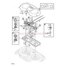 MOWER DECK 107 cm TRANSMISSION spare parts