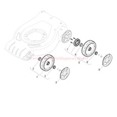 Wheels and Bushes spare parts