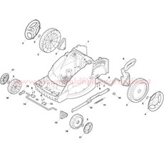 Deck, Wheels and Height Adjuster spare parts
