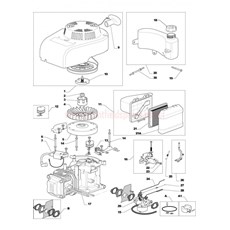 Engine - GGP WBE0701 (1) spare parts