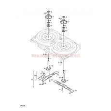 MOWER DECK 107 cm BLADES spare parts