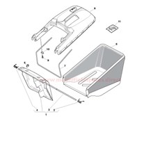 Plastic Grass-Catcher spare parts