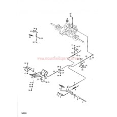 4155H FOOT CONTROLS 4WD spare parts