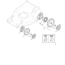 WHEELS AND HUB CAPS spare parts