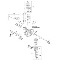 Transmission Unit, Hydro-Gear T2-ADBF-2X3C-17X1 spare parts