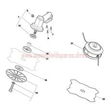 Gear case spare parts