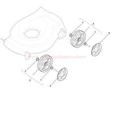 DELTA Wheels with Bearing spare parts