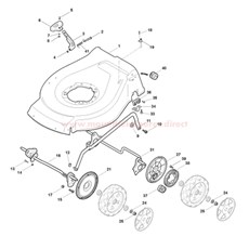 Deck And Height Adjusting spare parts