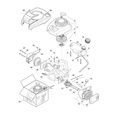 Engine - Carburettor, Tank spare parts