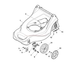 Deck And Height Adjusting spare parts