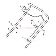 Handle, Upper Part spare parts
