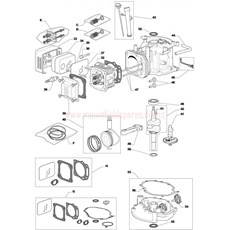 Engine - GGP WBE0701 (2) spare parts