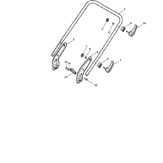 HANDLE , LOWER PART spare parts