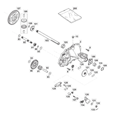 Transmission Unit, Hydro-gear T2-BDBE-2X1A-16X1 spare parts