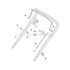 Handle, Upper Part spare parts