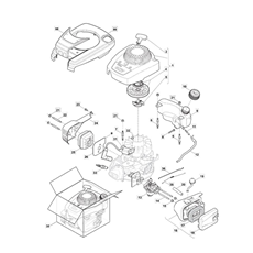 Engine - Carburettor, Tank spare parts